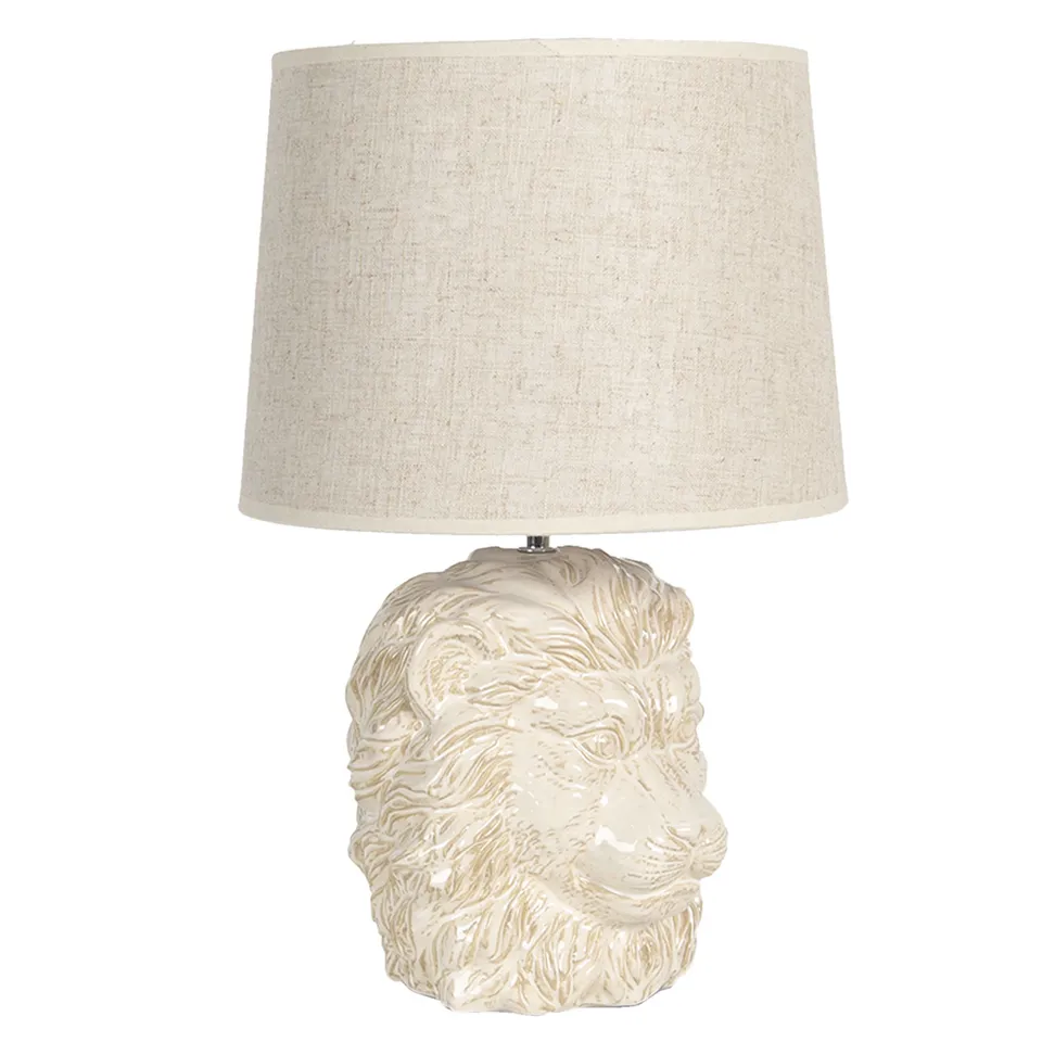 clayre-eef-tischlampe-6lmc0019-beige-keramik-30cm image 1