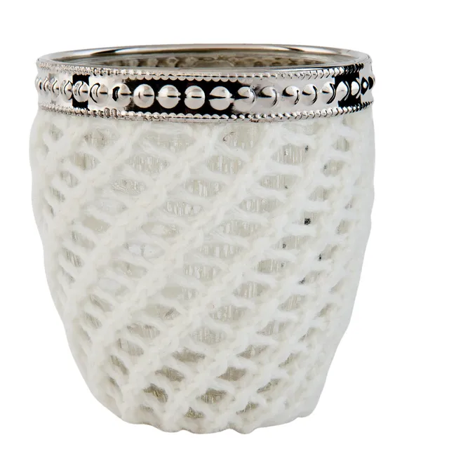 clayre-eef-teelichthalter-glas-wolle-7x9-cm image 1