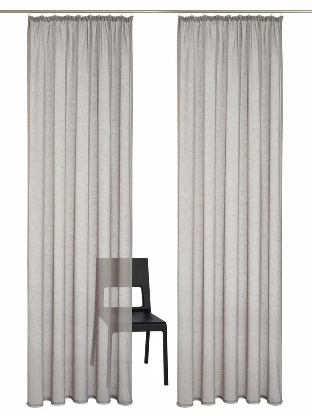 my-home-regina-gardine-grau-225x140-cm-transparent-voile image 1