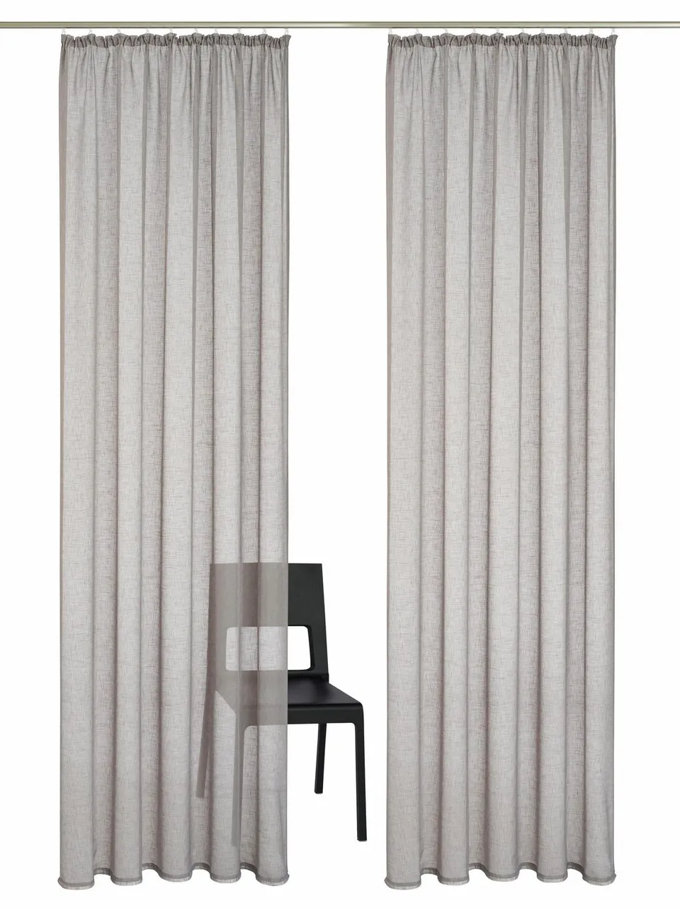 my-home-regina-gardine-grau-225x140-cm-transparent-voile image 1