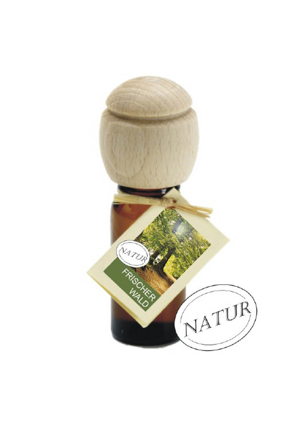 piccolino-duft-l-frischer-wald-10-ml-mit-buchenholz image 2