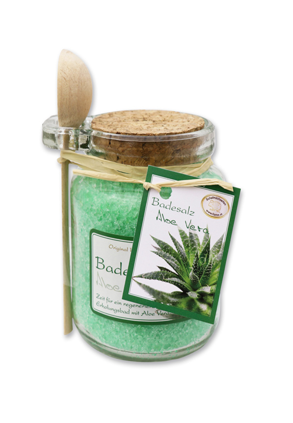 florex-badesalz-aloe-vera-300-g-glas-mit-l-ffel image 2