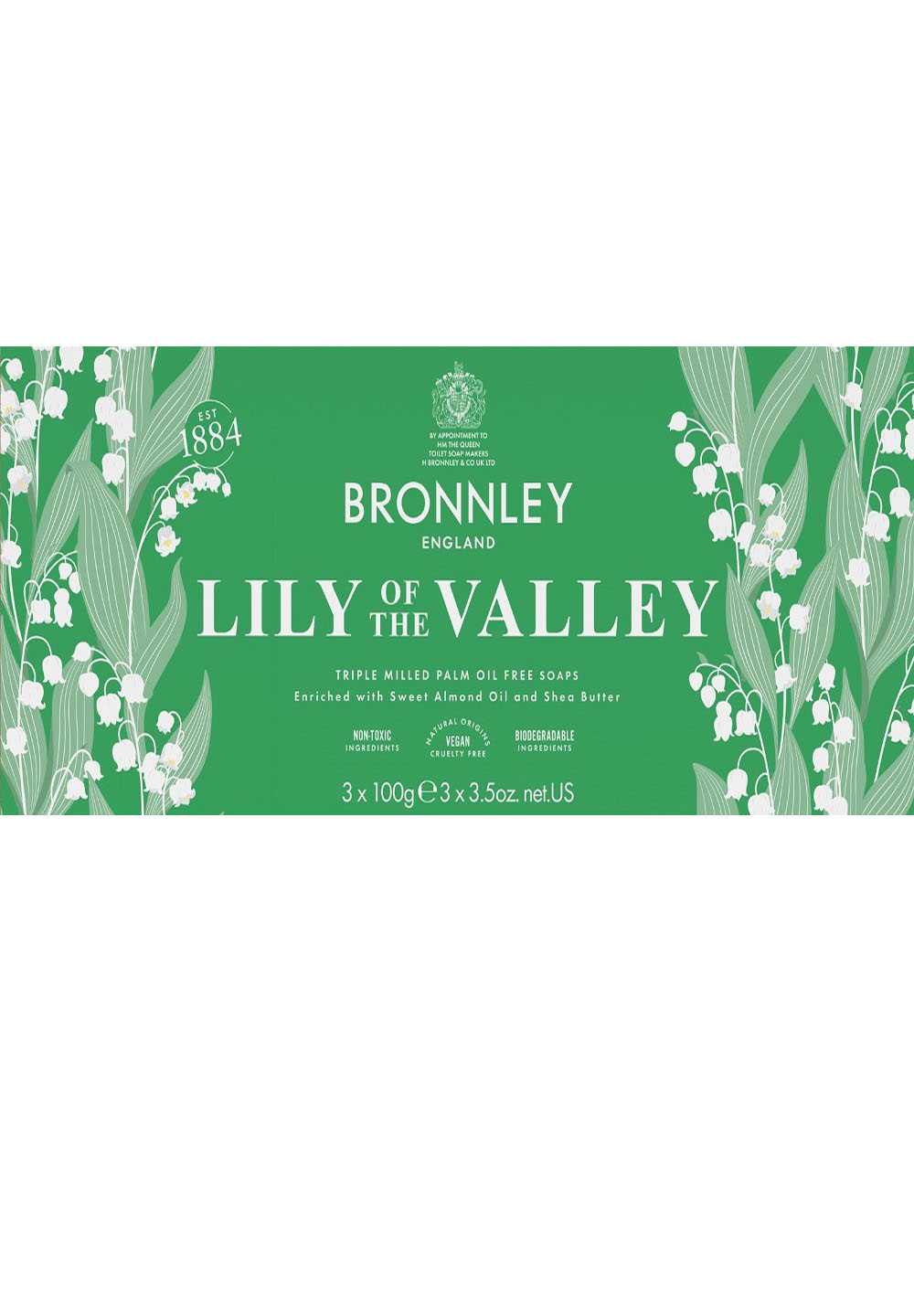 bronnley-lily-of-the-valley-seife-3x100-g-geschenkbox image 1