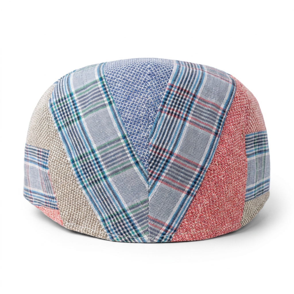 samis-flatcap-leinen-schieberm-tze-patchwork-sommer image 3