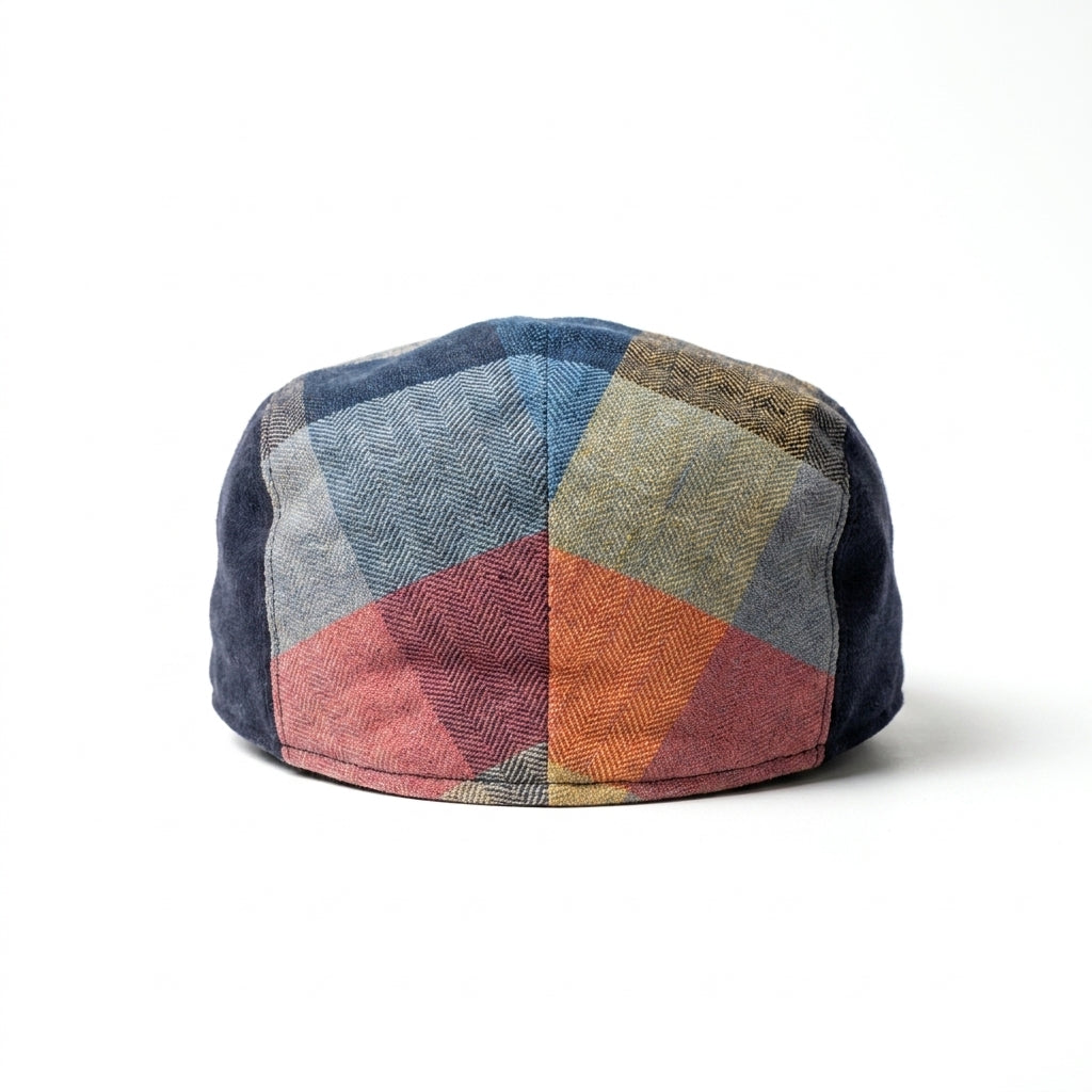 samis-flatcaps-schieberm-tze-leinen-patchwork-sommer image 3