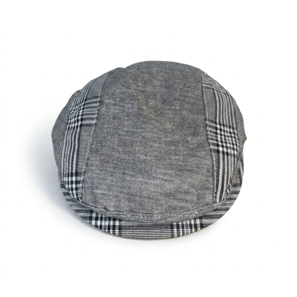 samis-flatcaps-schieberm-tze-leinen-hellgrau-herren image 1