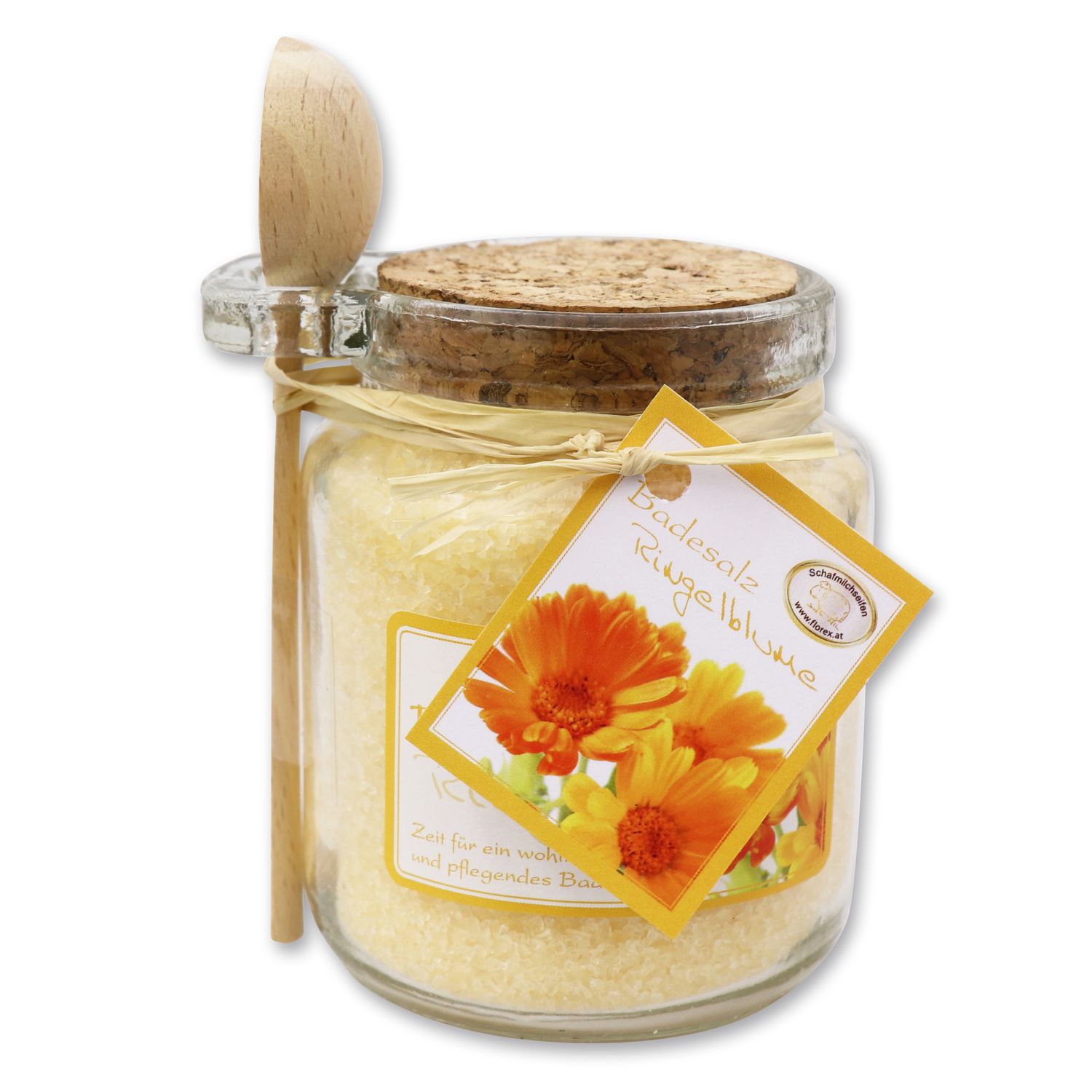 florex-ringelblume-badesalz-300-g-glas-mit-holzl-ffel image 1