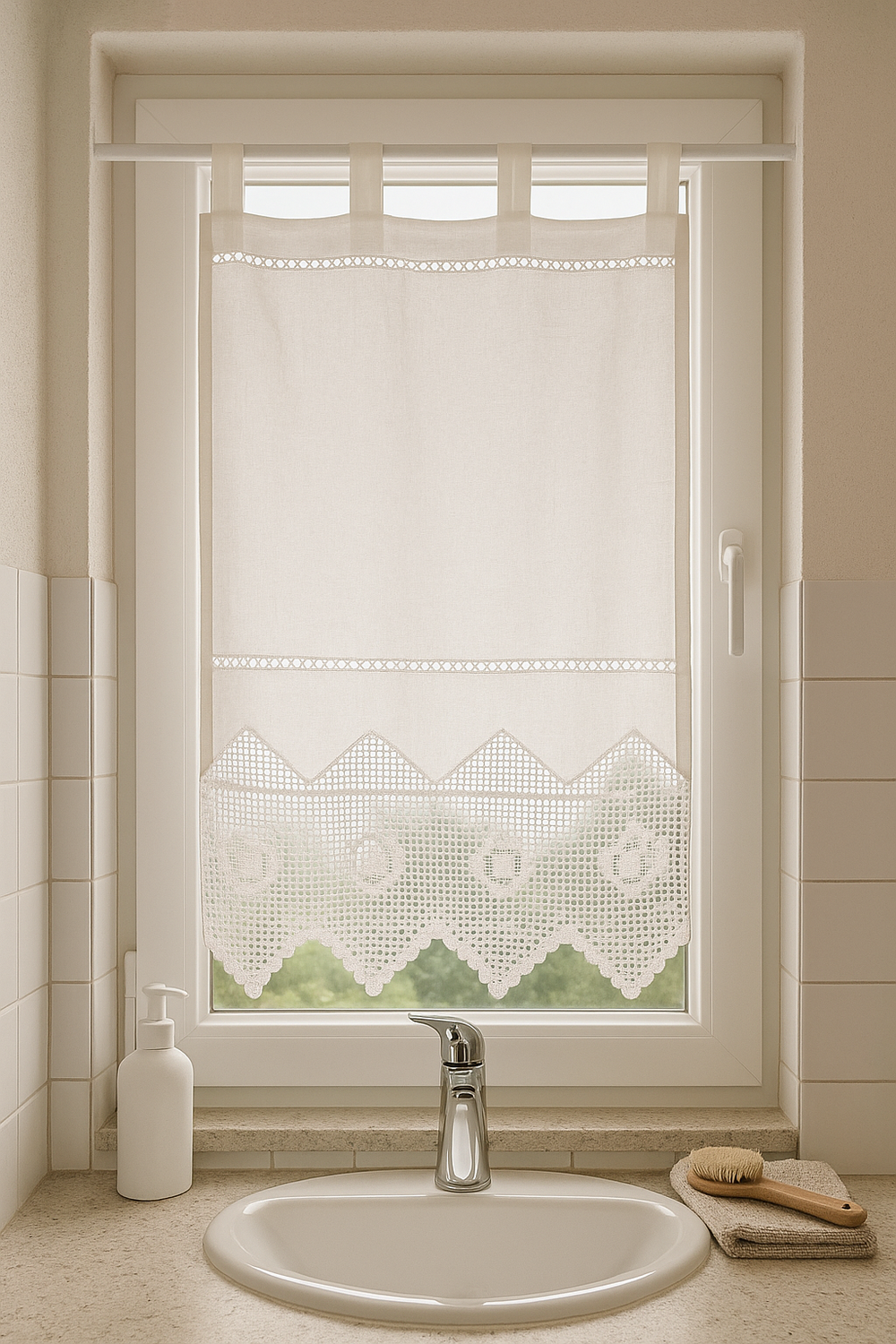 nesbel-heimtextilien-fenstervorhang-baumwolle-wei-30x45-cm-spitze image 3