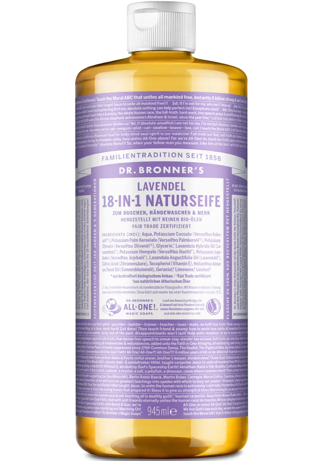 dr-bronner-s-18-in-1-naturseife-945-ml-lavendel-bio image 1
