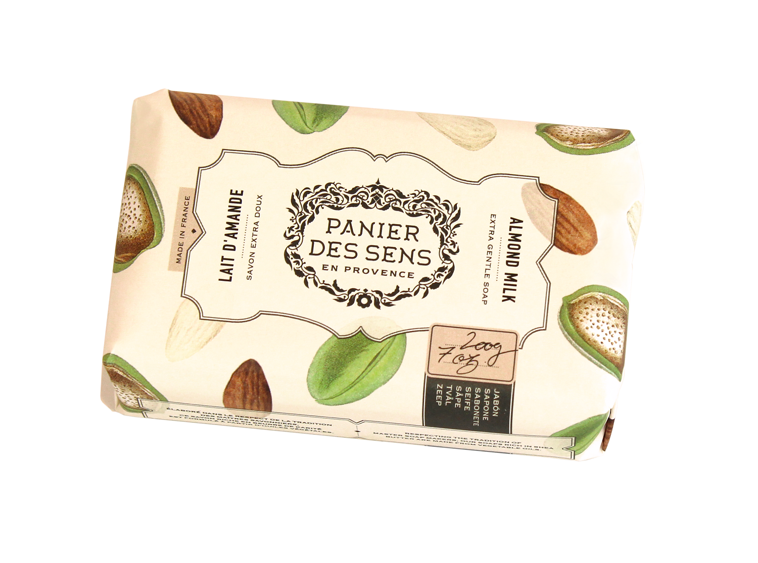 panier-des-sens-extra-milde-sheabutter-seife-mandelmilch-200-g image 1