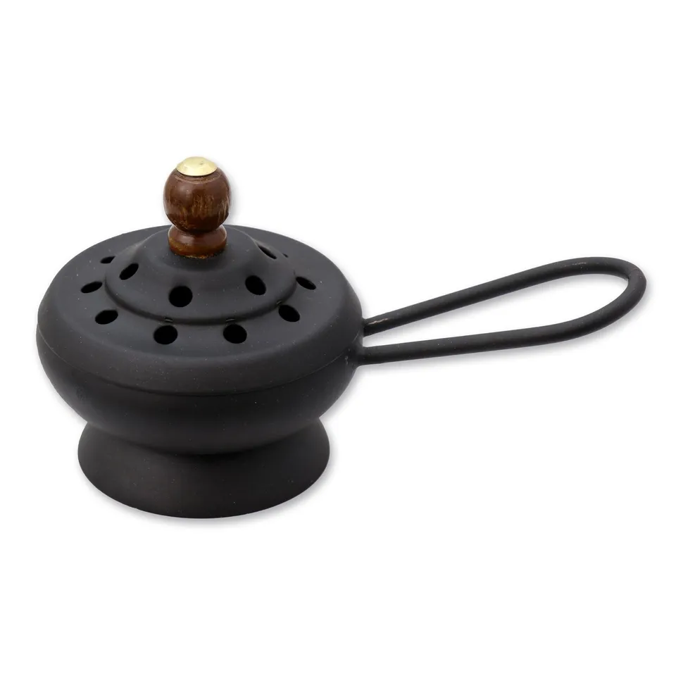 florex-r-ucherpfanne-8-cm-r-uchergef-mit-griff-und-deckel image 1