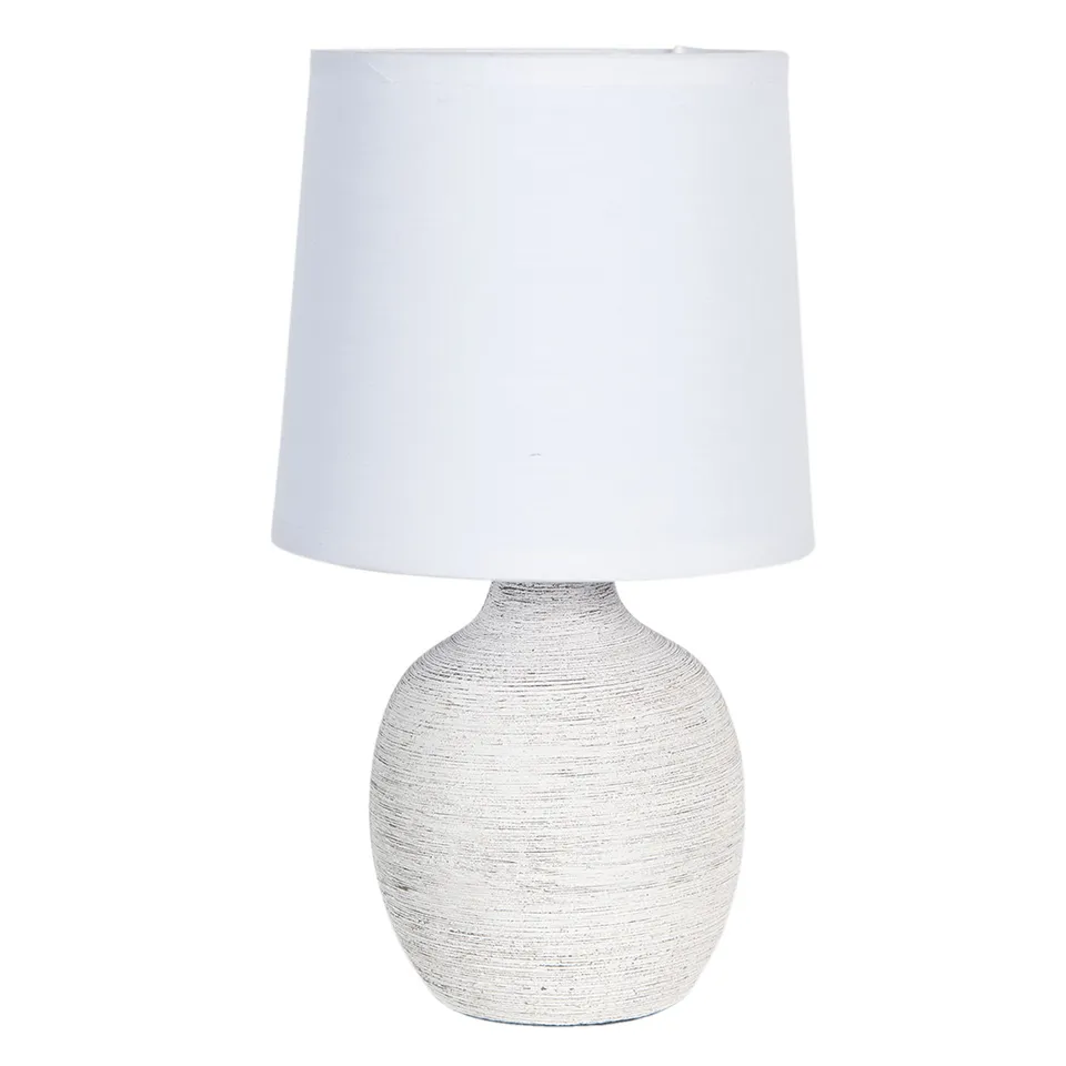clayre-eef-tischlampe-wei-keramik-6lmc0016-e14 image 1