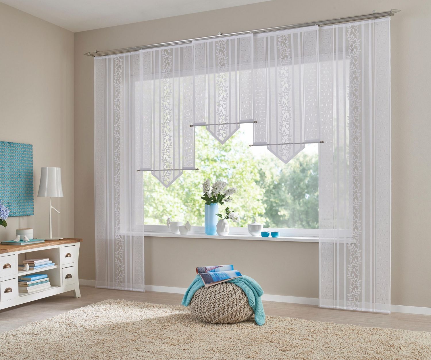 vhg-flora-spitz-schiebegardine-100x60-cm-transparent image 4
