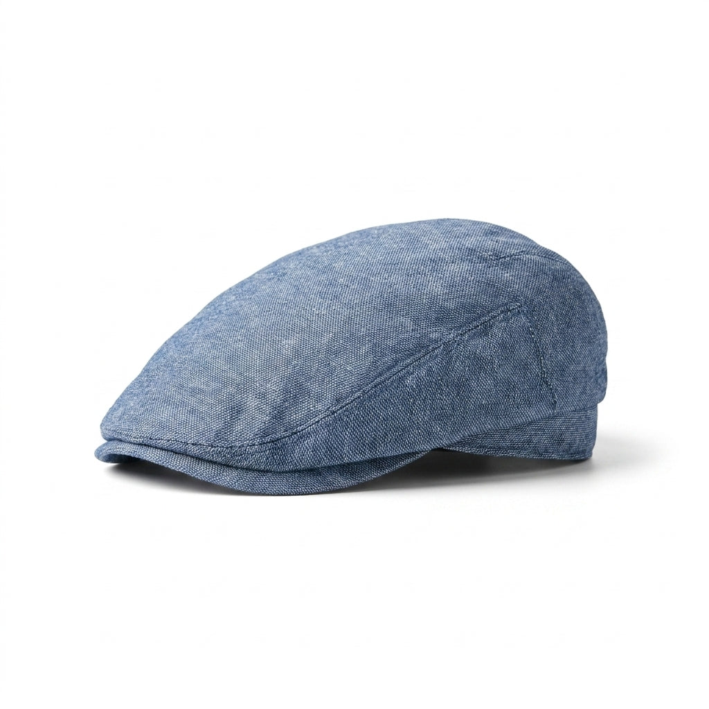 samis-flatcaps-flatcap-jeans-meliert-leinen-schieberm-tze image 4