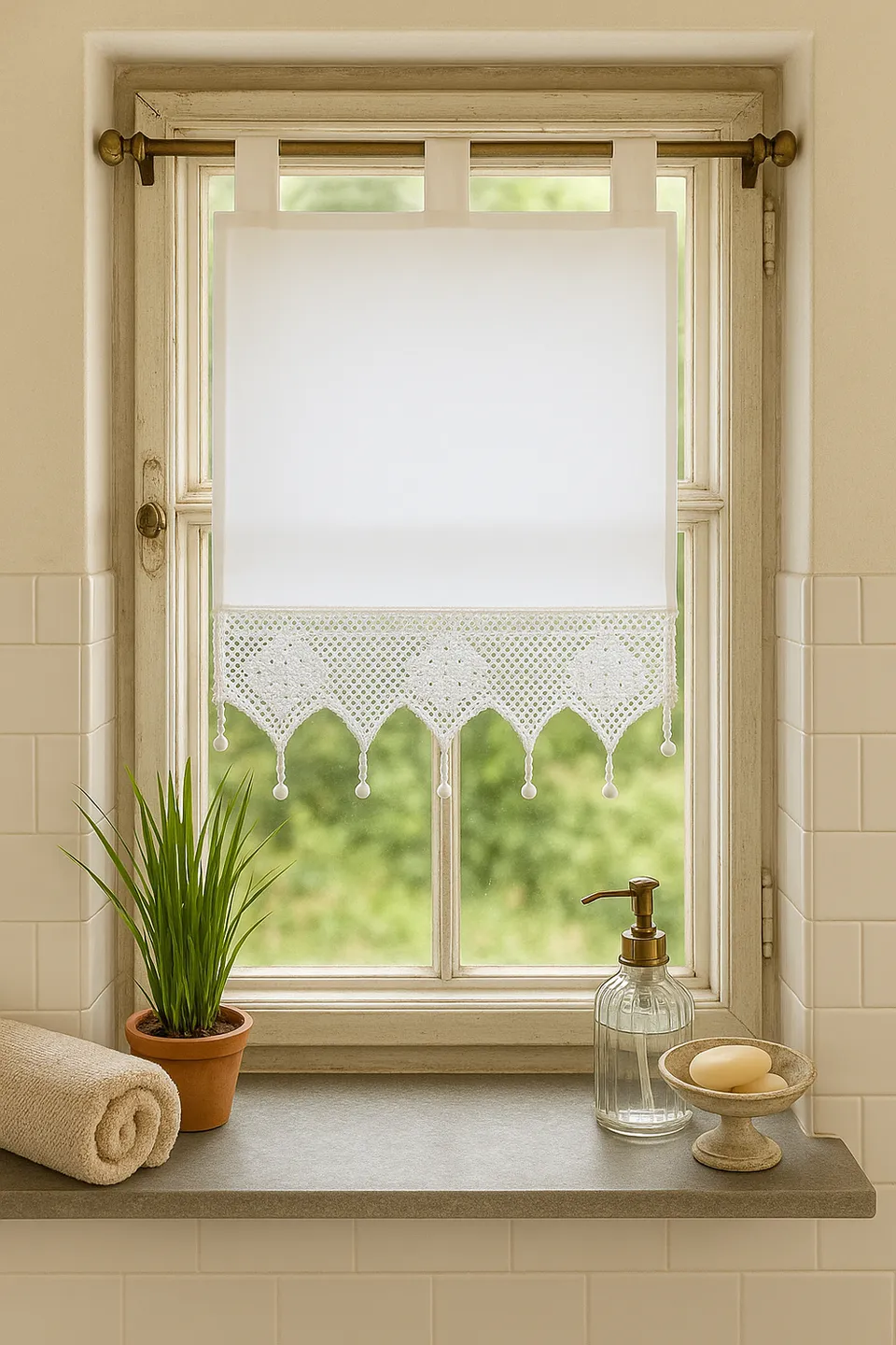 vintage-fenstervorhang-baumwolle-spitze-wei-35x45-cm image 1
