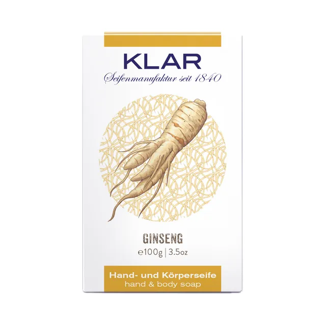 klar-ginsengseife-palm-lfrei-feste-seife-100-g-parf-mfrei image 1