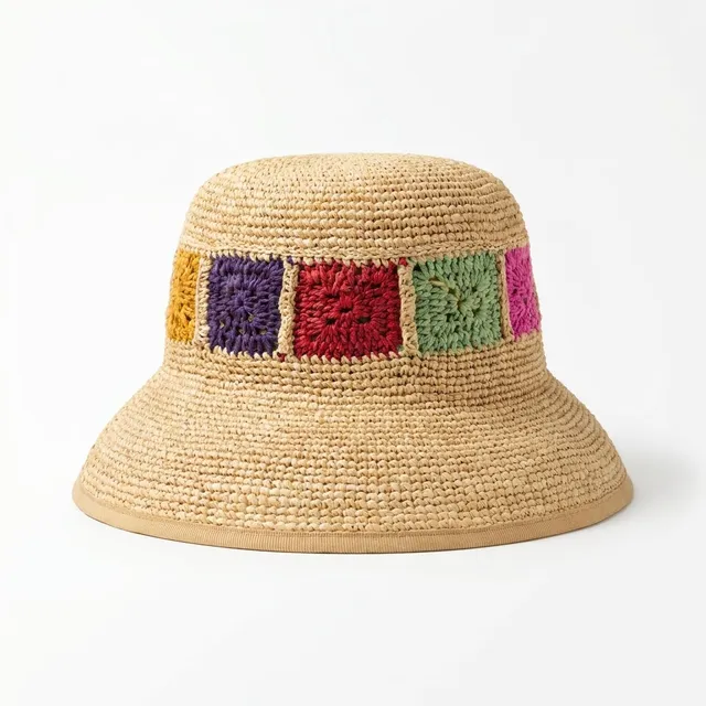samis-cloche-raffia-damenhut-natur-one-size-uv-schutz image 1
