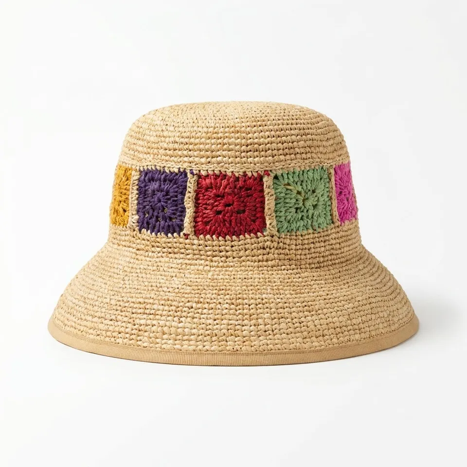samis-cloche-raffia-damenhut-natur-one-size-uv-schutz image 1