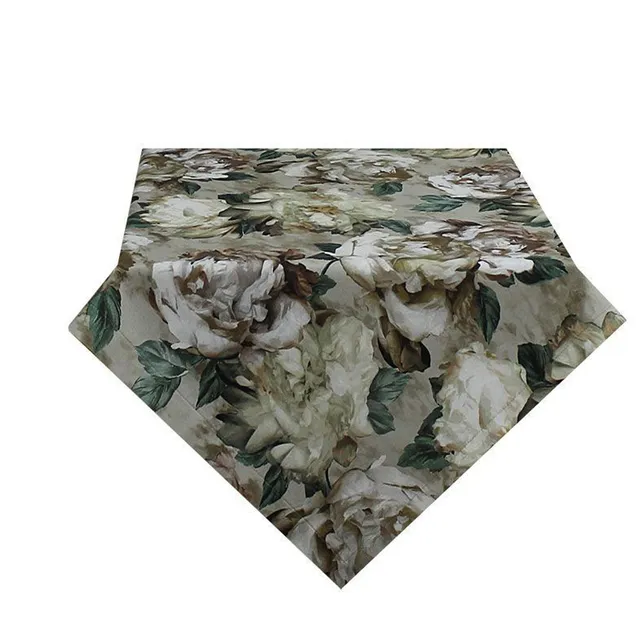 hossner-soraya-tischdecke-85x85-cm-blumenmuster-baumwolle image 1