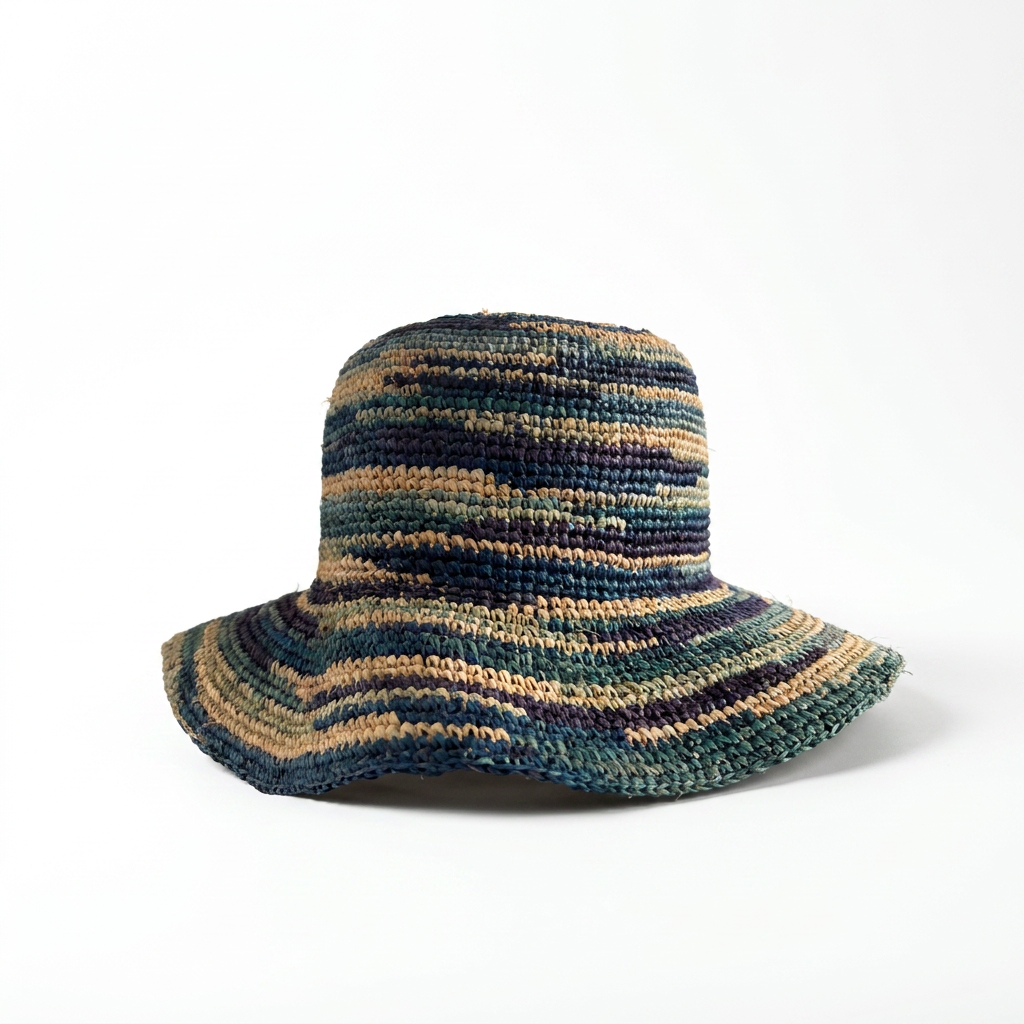 samis-cloche-raffiaborte-strohhut-patchwork-rollbar image 6