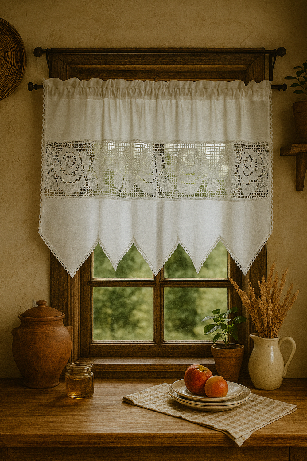 nesbel-heimtextilien-fenstervorhang-baumwolle-125x55-wei-h-kelspitze image 3