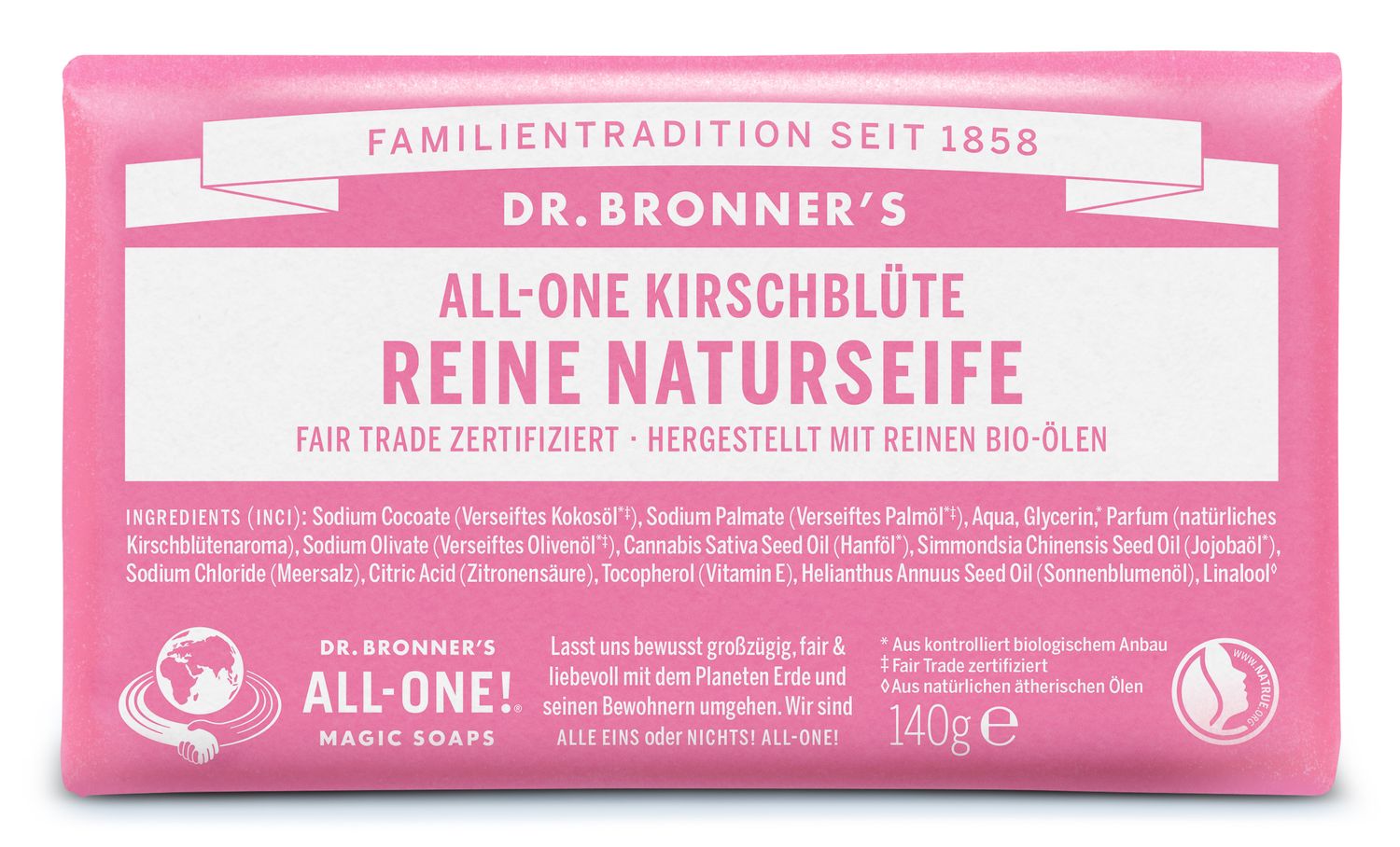 dr-bronner-s-naturseife-kirschbl-te-140-g-st-ckseife-bio image 1