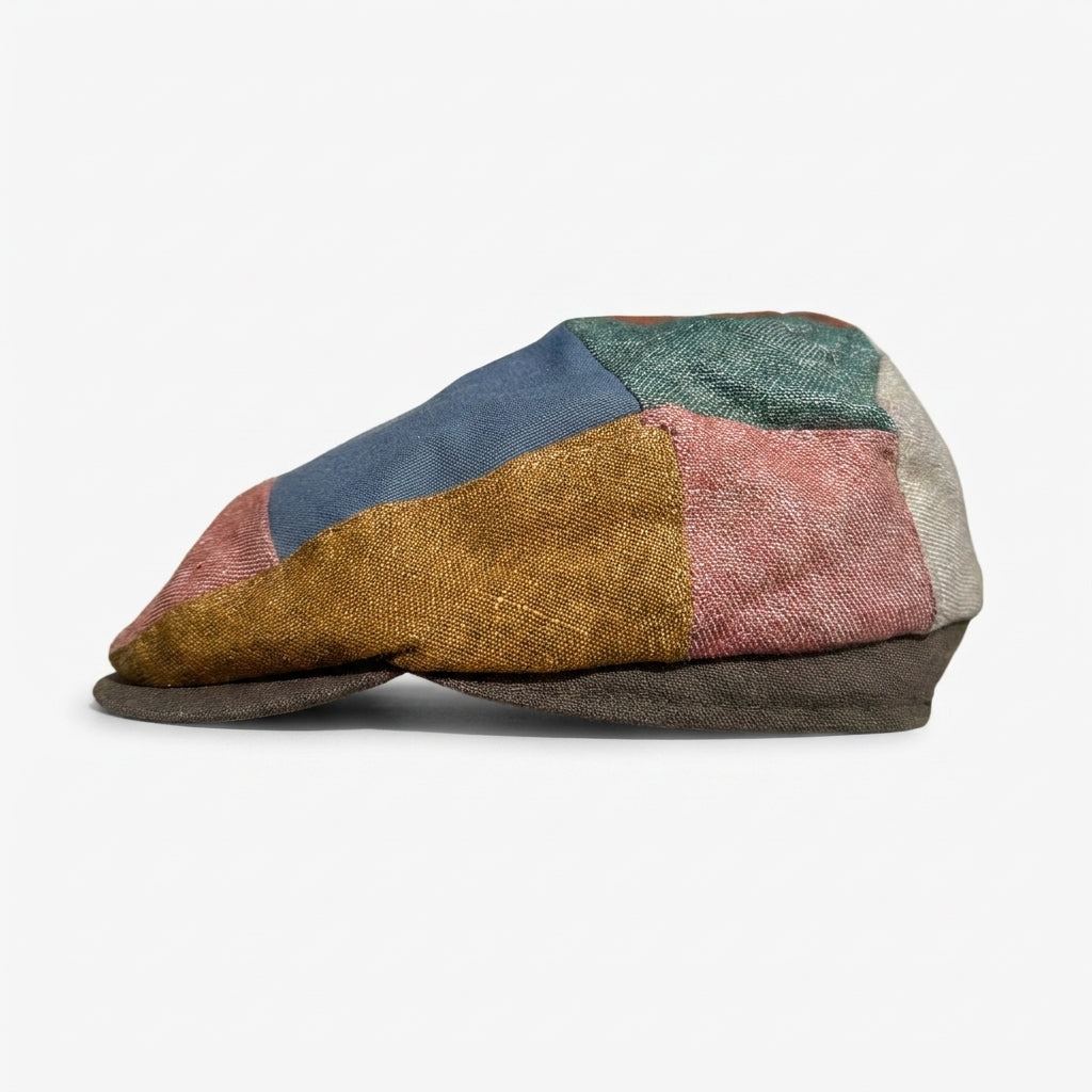 samis-flatcaps-schieberm-tze-patchwork-s-leinen-sommer image 2