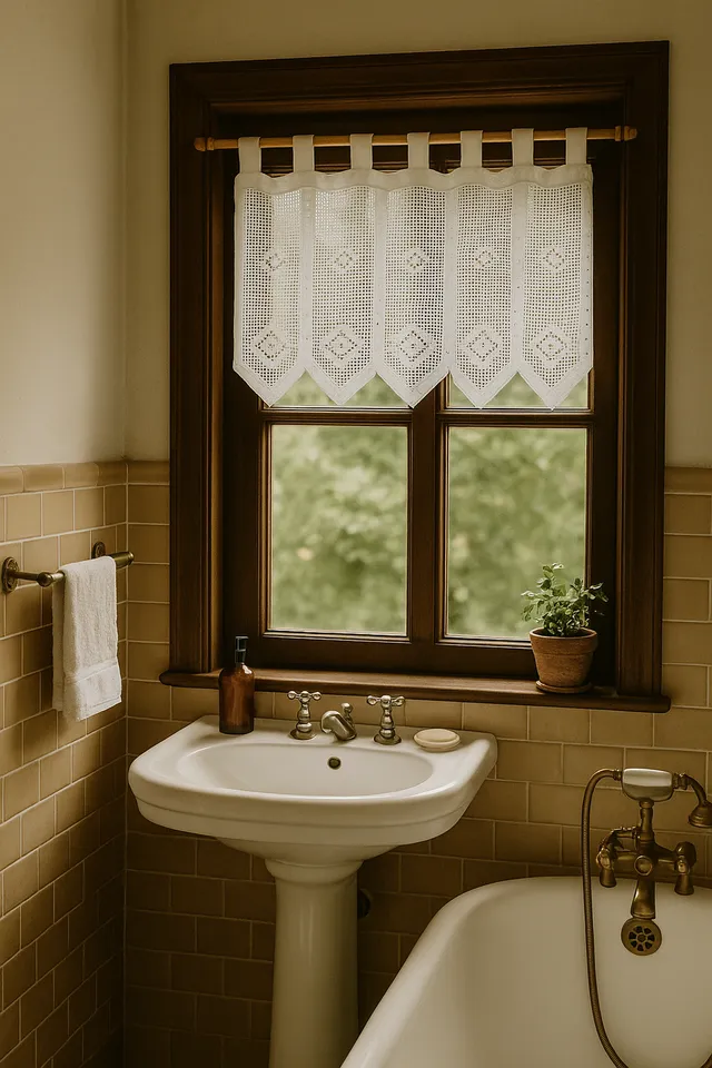 fenstervorhang-wei-h-kelspitze-vintage-45x125-cm-b-ware image 1