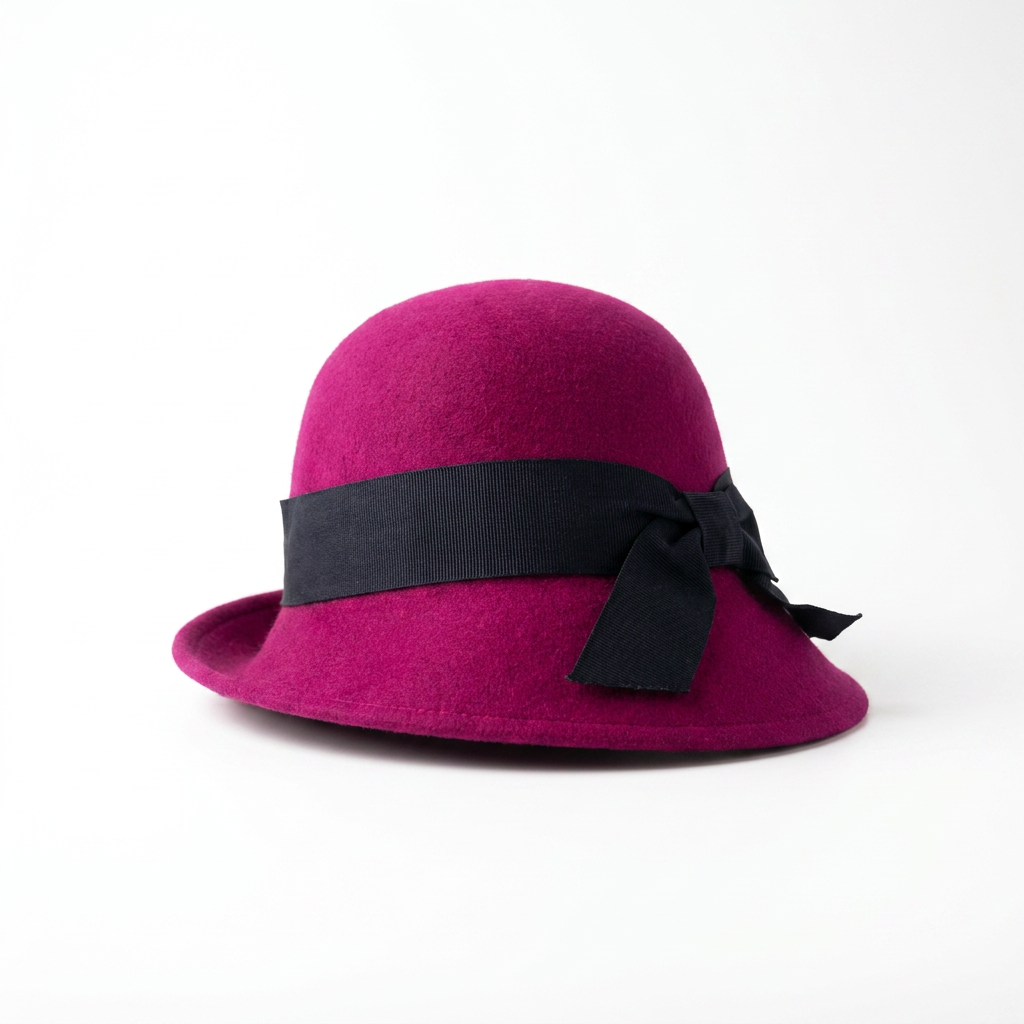 samis-cloche-wollfilz-hut-pink-wasserabweisend image 4