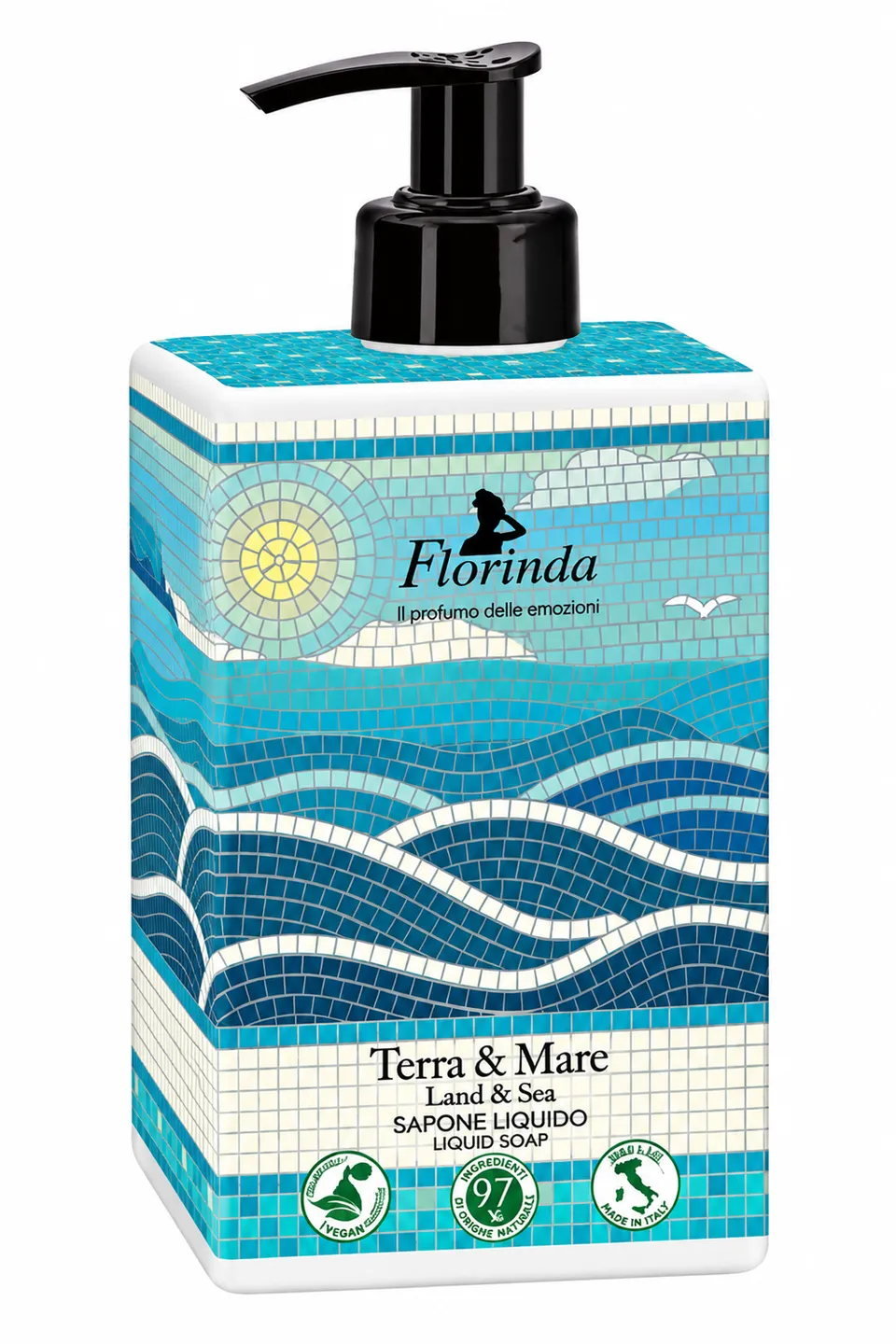 florinda-terra-mare-fl-ssigseife-vegan-500-ml-mosaik image 1