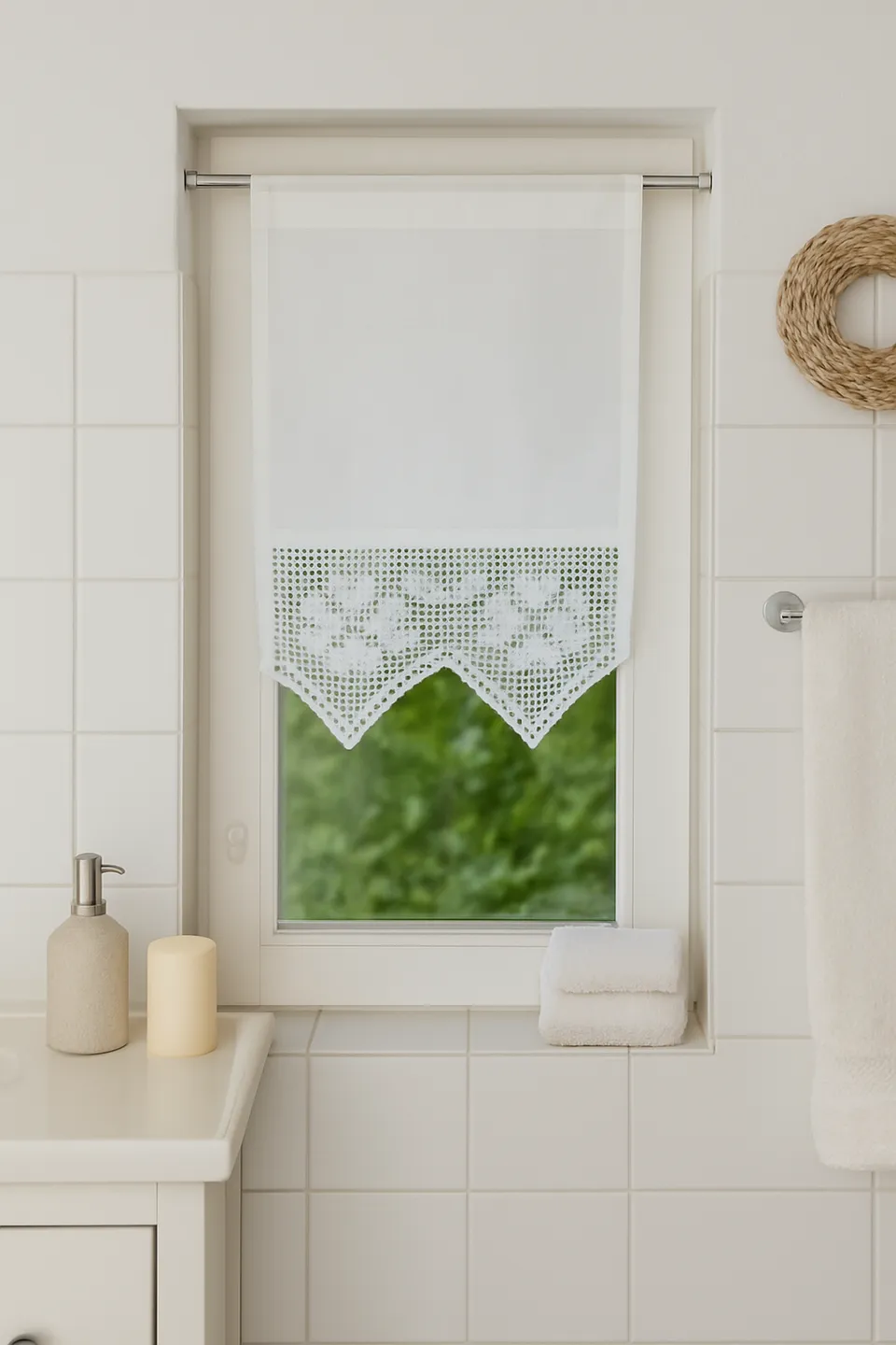 nesbel-vintage-gardine-mit-h-kelspitze-35x45-cm-scheibengardine-halbtransparent image 1