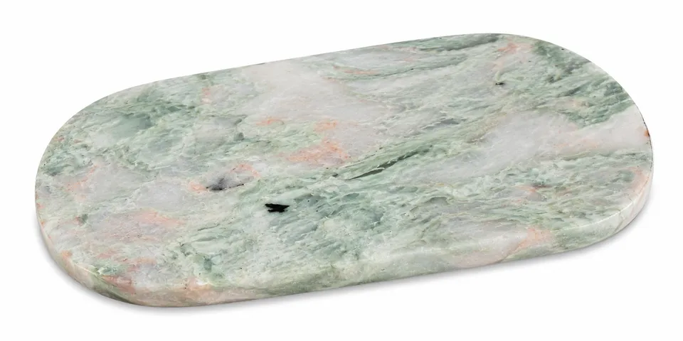 nesbel-marmor-servierplatte-oval-30x15-cm-k-seplatte-grau-braun image 1