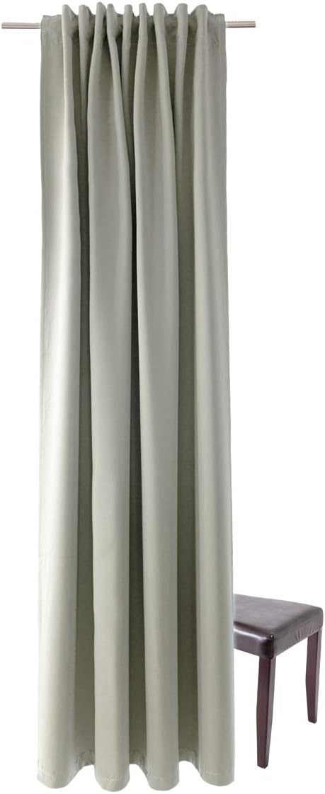 homing-gajus-vorhang-245x140-cm-creme-schlaufen image 1