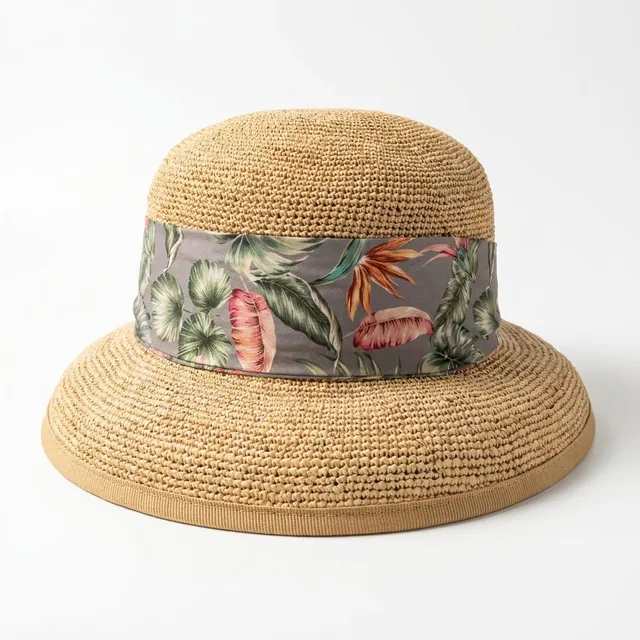 samis-cloche-raffia-glocke-glockenhut-natur-damen image 1