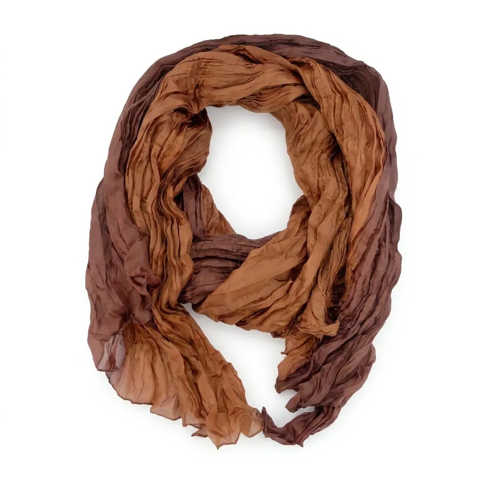 samis-seiden-crash-schal-seidenschal-braun-180-x-40-cm image 1