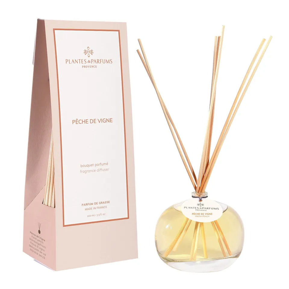 plantes-parfums-fresh-peach-reed-diffuser-100-ml-pfirsich image 1