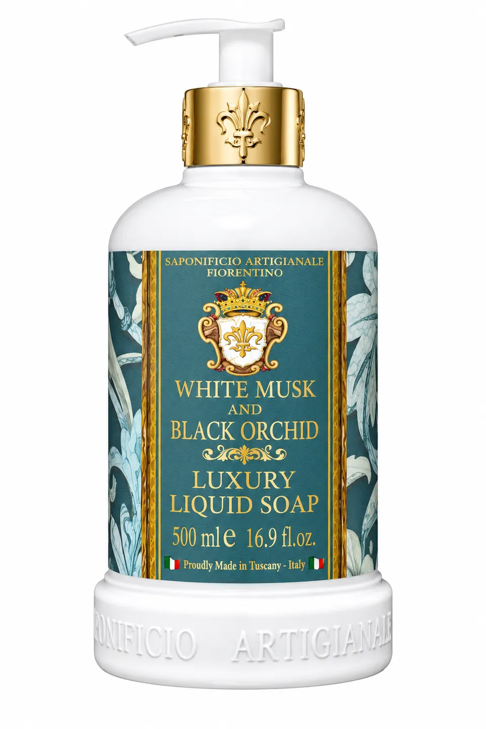 saponificio-fiorentino-white-musk-black-orchid-fl-ssigseife-500-ml image 1