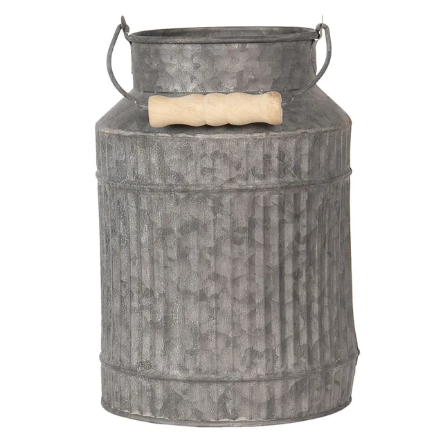 clayre-eef-milchkanne-metall-vintage-braun-16x23-cm image 1