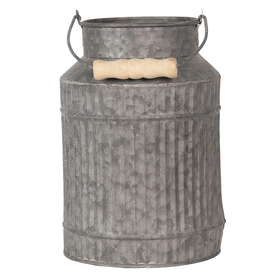 clayre-eef-milchkanne-metall-vintage-braun-16x23-cm image 1