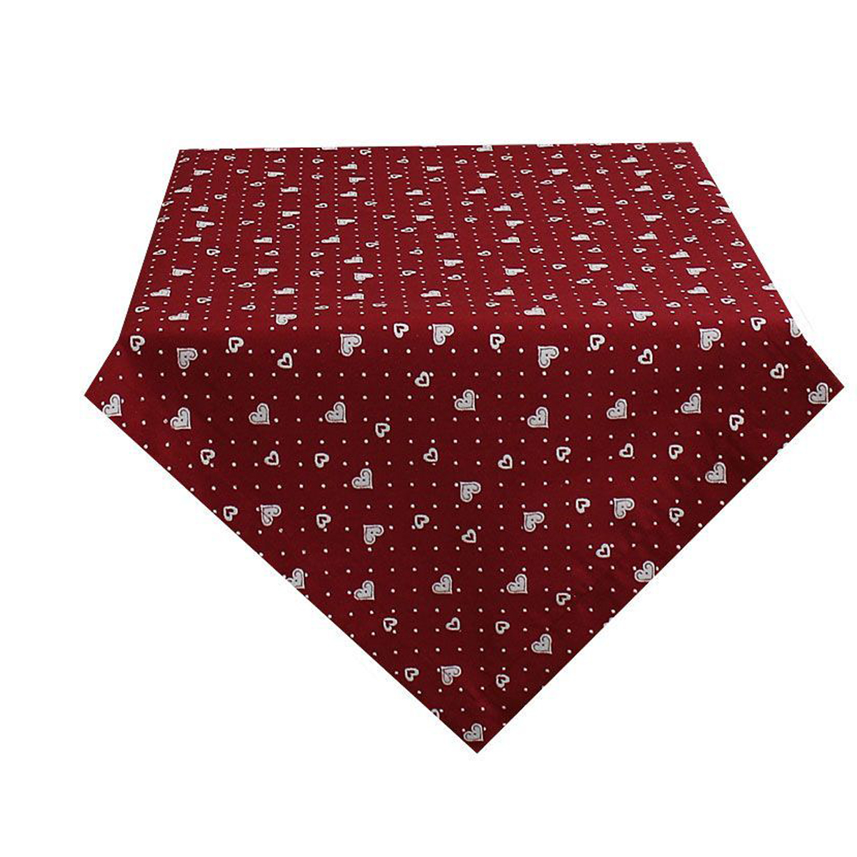 hossner-norwegen-tischdecke-herz-85x85-cm-wei image 1