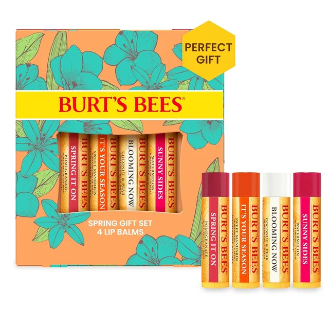 burt-s-bees-lippenbalsam-geschenkset-4er-granatapfel-kokos image 1