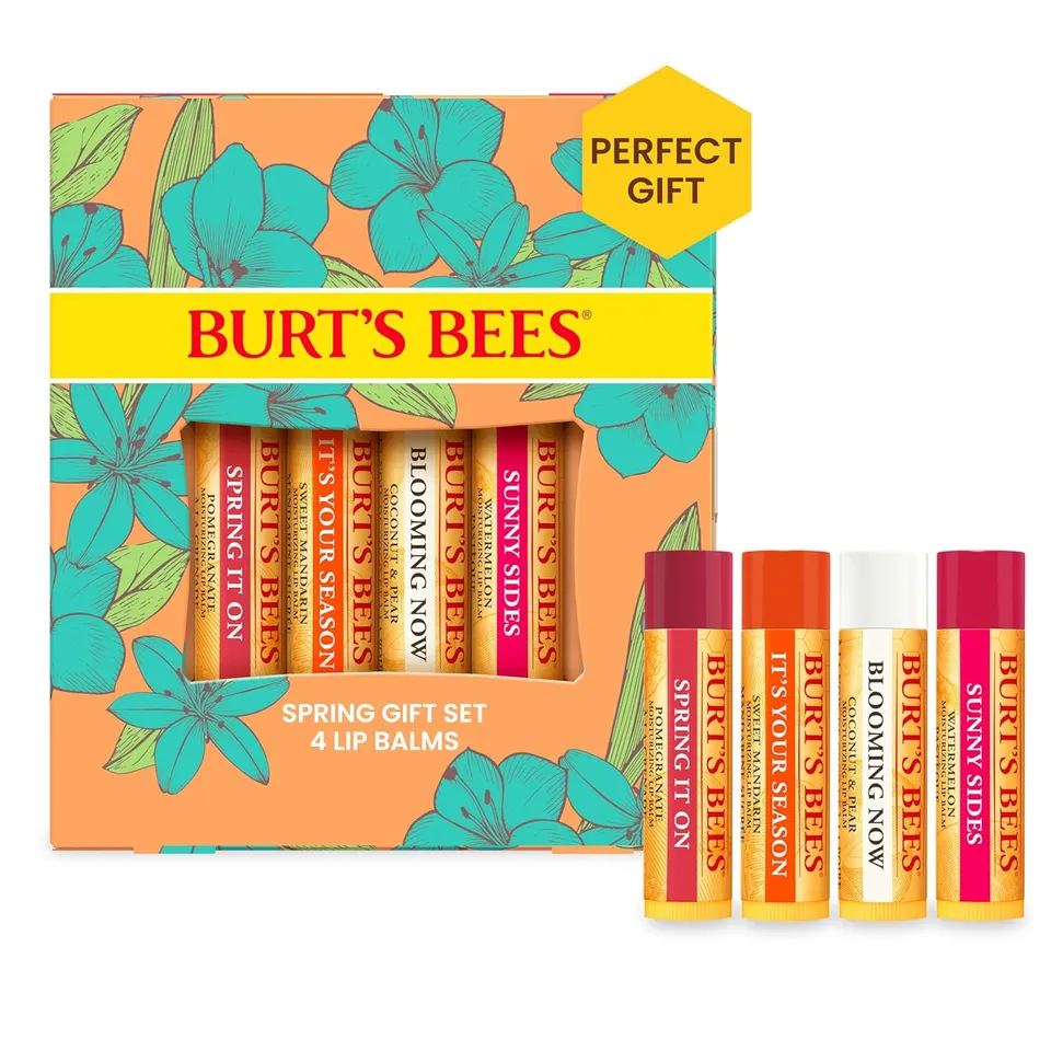 burt-s-bees-lippenbalsam-geschenkset-4er-granatapfel-kokos image 1