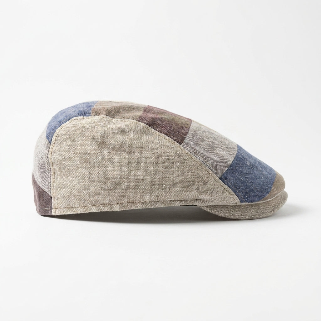 samis-flatcap-leinen-schieberm-tze-herren-beige-sommer image 4
