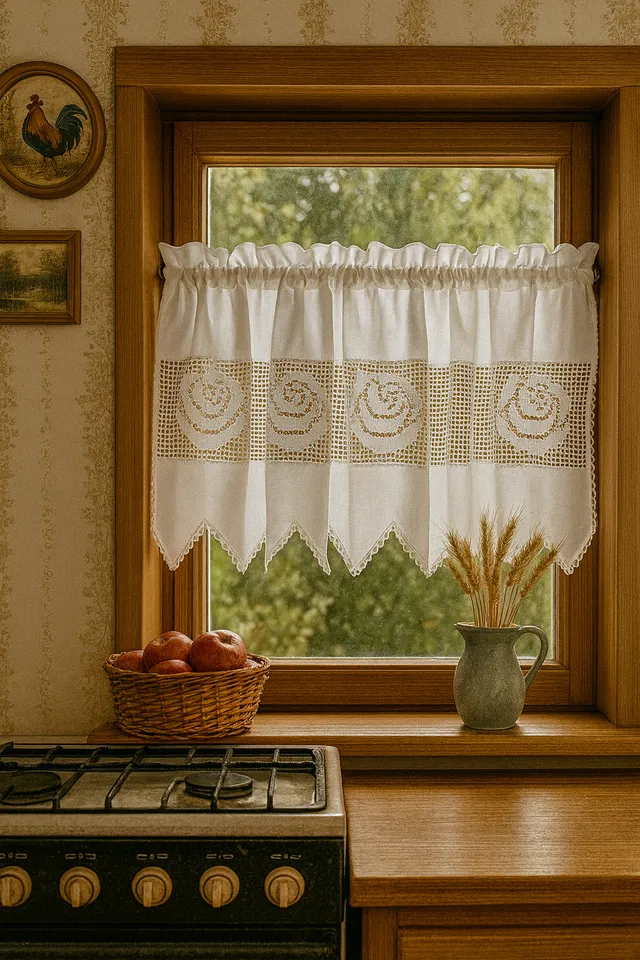 nesbel-fenstervorhang-baumwolle-h-kelspitze-125x40-cm-wei image 1