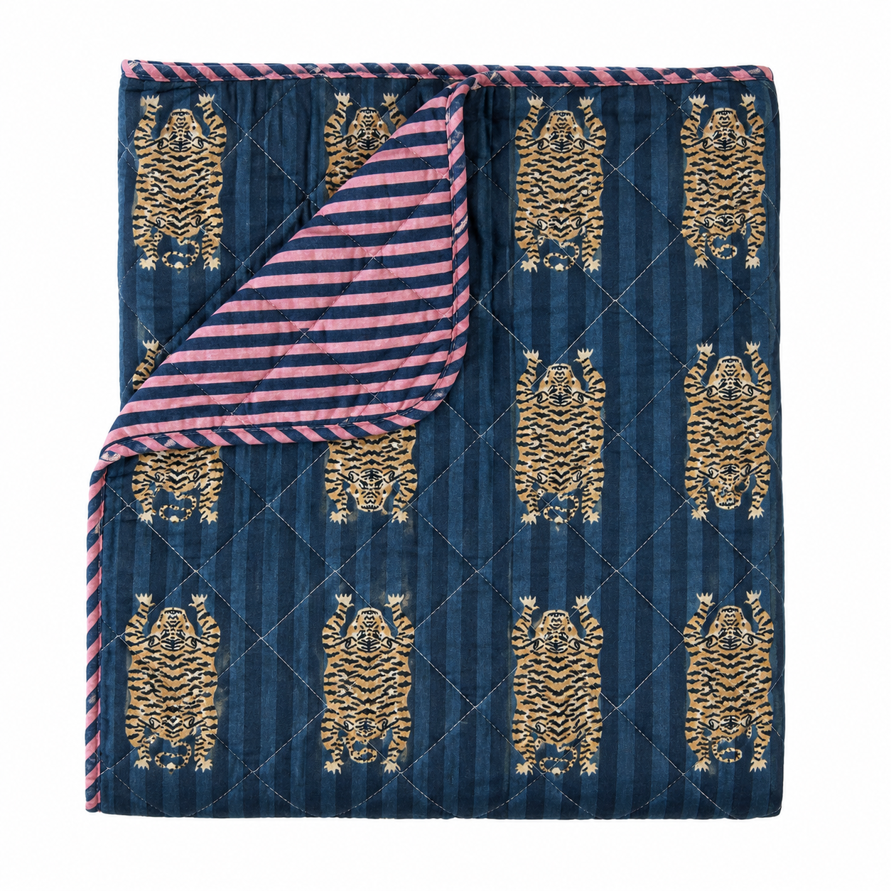 nesbel-wohndecke-quilt-optik-baumwolldecke-140x180-cm image 1