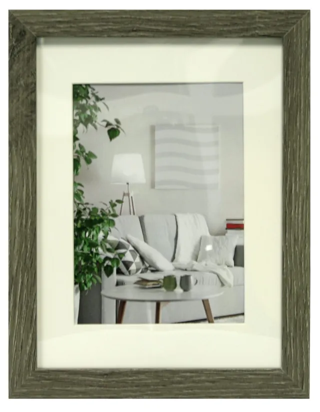 henzo-modern-bilderrahmen-holz-15x20-cm-mit-passepartout image 1