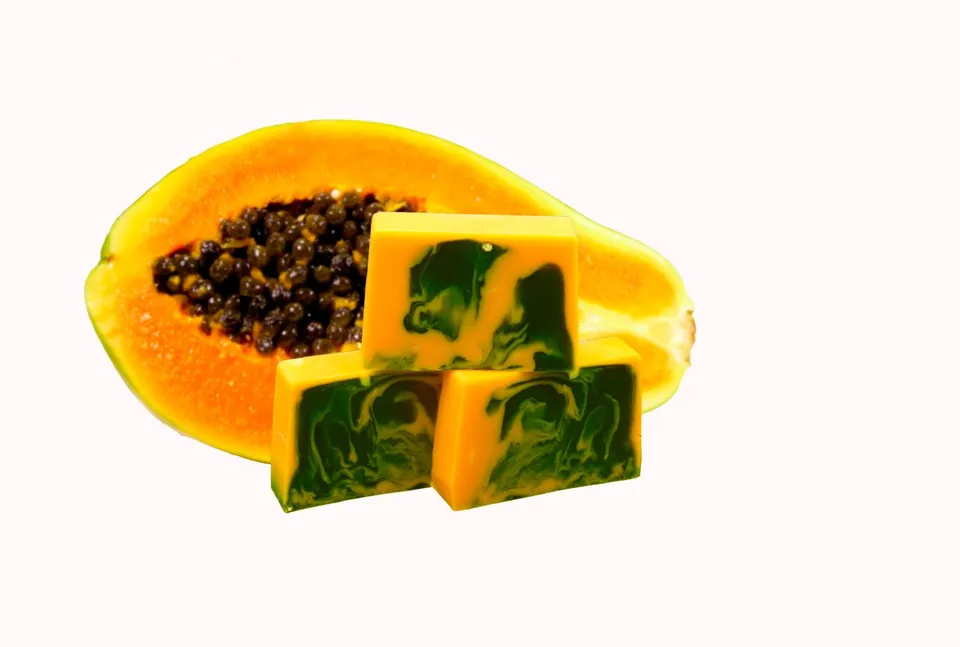 nesbel-papaya-seife-100-g-ziegenmilch-peeling-f-r-trockene-haut image 1