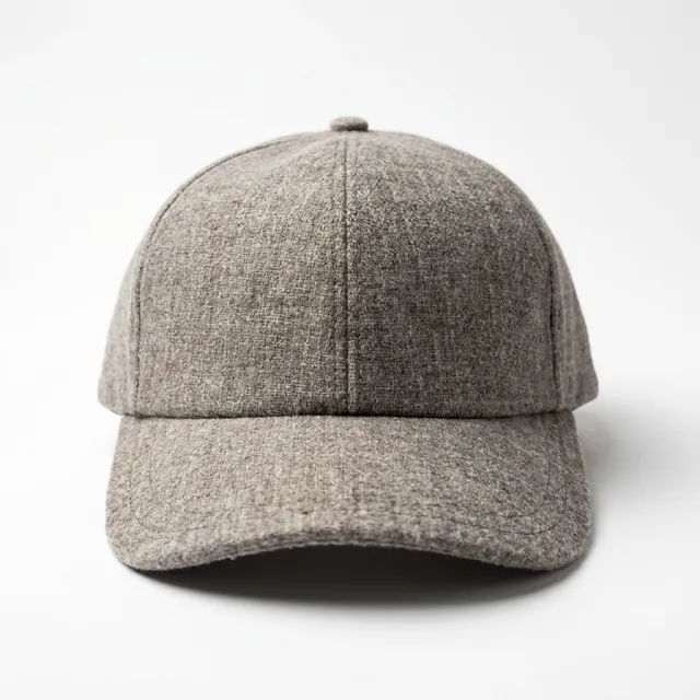 samis-basecaps-basecap-wollfilz-anthrazit-meliert image 1