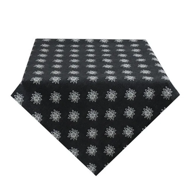 hossner-cham-tischdecke-mitteldecke-grau-beige-85x85-cm image 1