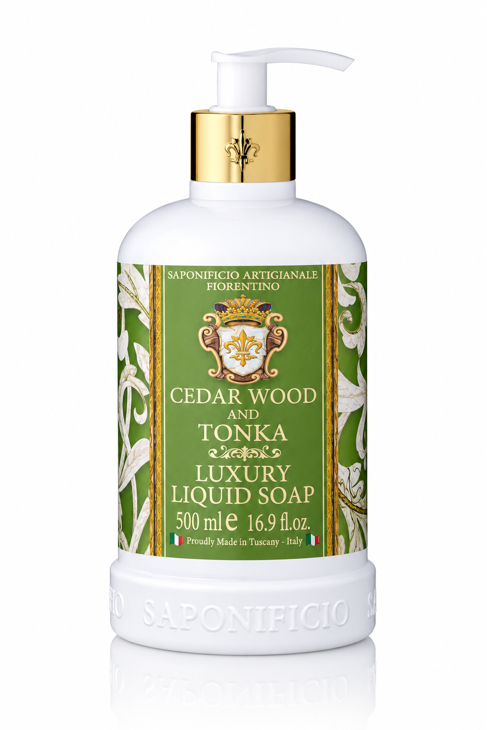 saponificio-fiorentino-fl-ssigseife-cedar-wood-tonka-500-ml image 1